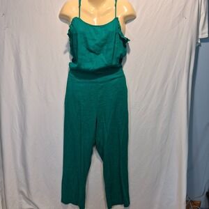 For Cynthia  Linen Jumpsuit Md Granola Boho Resort Vacation Sustainable Breezy